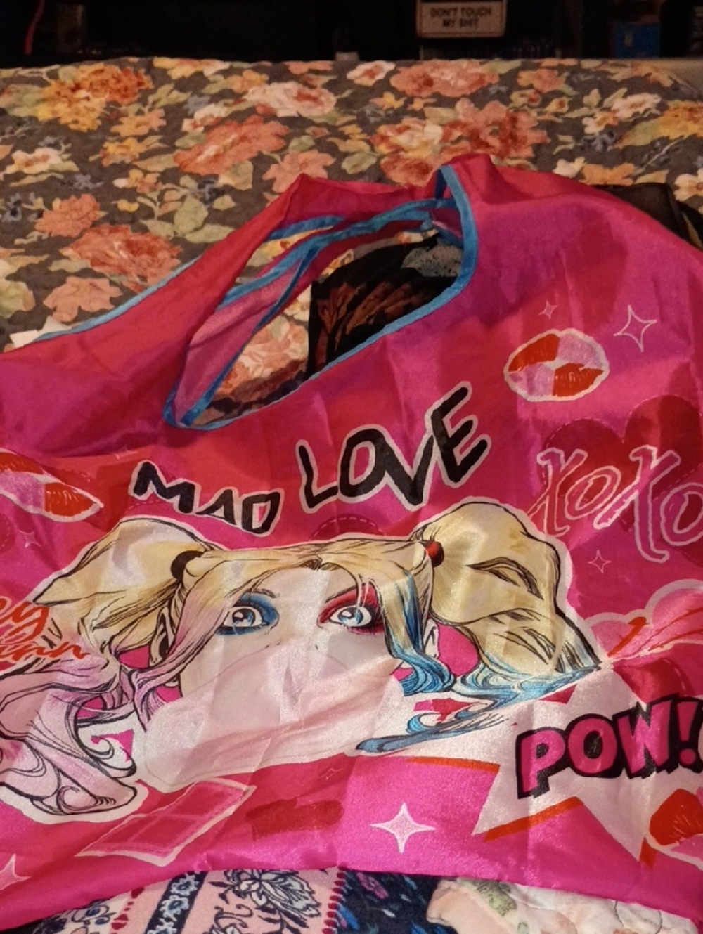 Women’s Pink Graphic Tote Bag - Mad Love Design